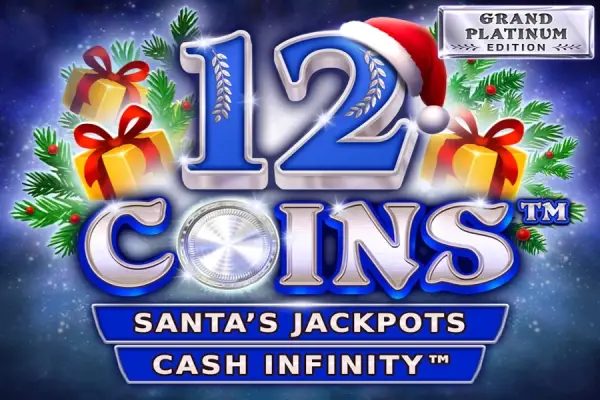 12 Coins Grand Platinum Edition Santa's Jackpots Logo