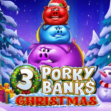 3 Porky Banks Christmas Logo