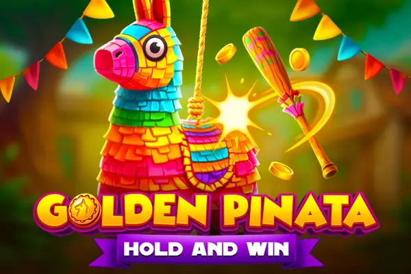 Golden Pinata Hold and Win Logo