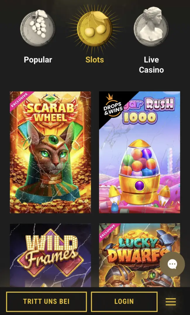 Casinoly Casino Angebot