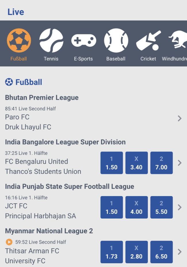 Kikobet Live Wetten