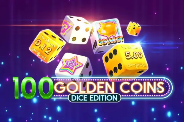 100 Golden Coins Dice Edition Logo