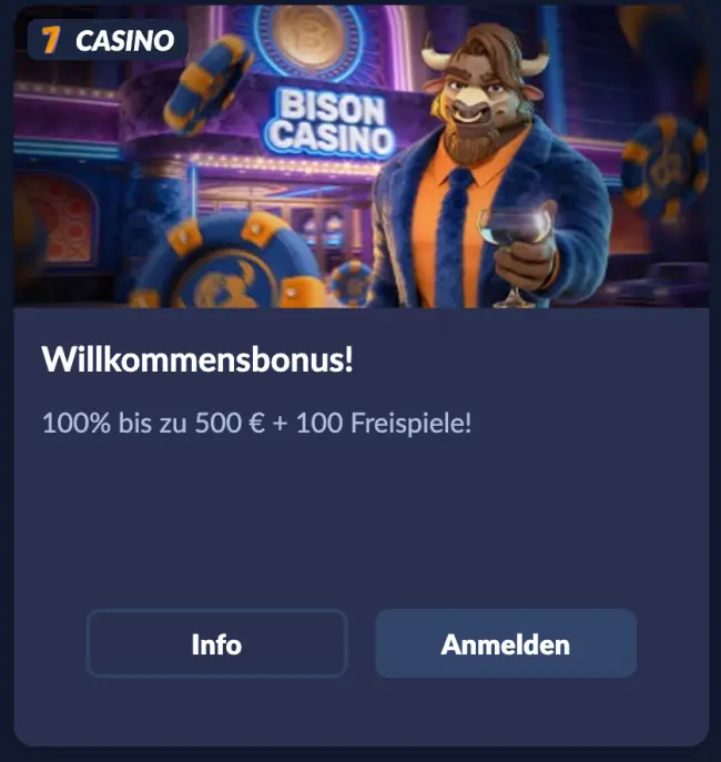 Bison Casino Test