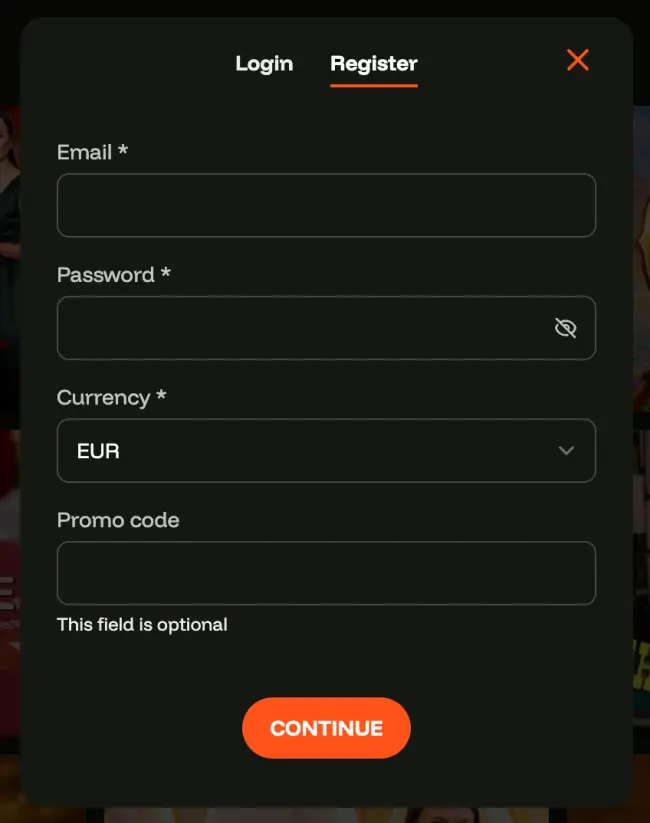 Betsbunny Casino Registration
