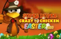 Super Duper Crazy Chicken Easter Egg Logo