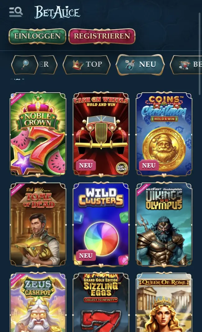 BetAlice Casino Test
