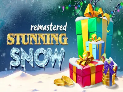 Stunning Snow Remastered Dice Logo