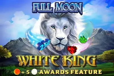 Full Moon: White King Logo