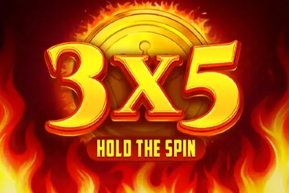 3x5: Hold the Spin Logo