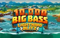 10,000 Big Bass Lightning Blitz Logo