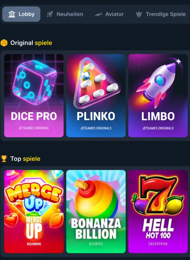 Coins.Game Casino Test