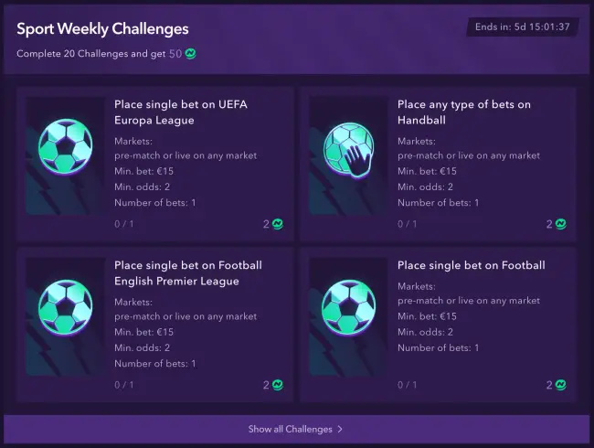 Naobet Sport Challenges