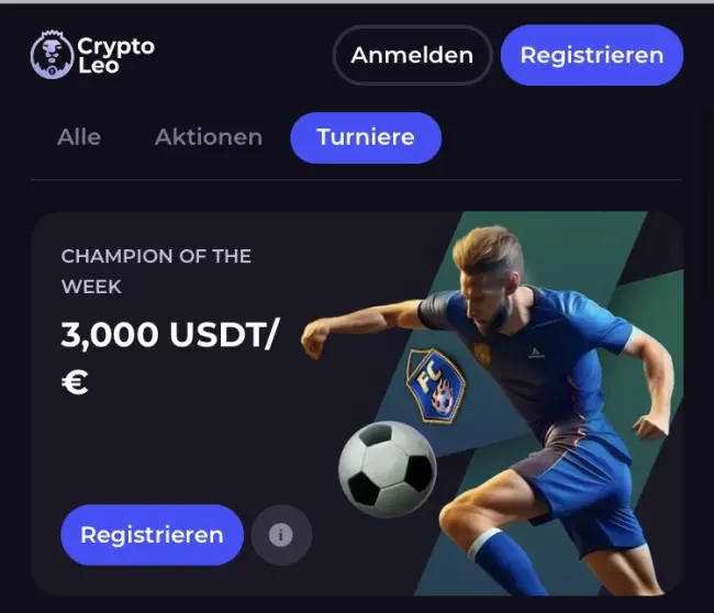 Cryptoleo Sport Test