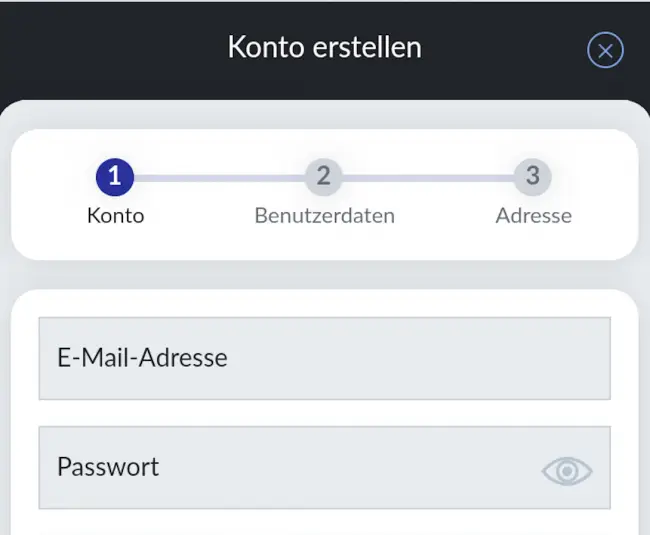 BildBet Registrierung