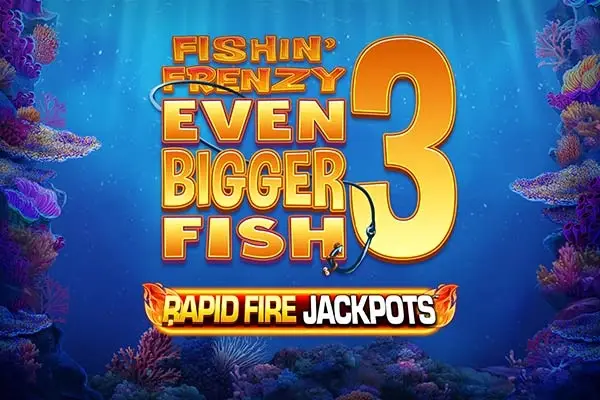 Fishin' Frenzy Even Bigger Fish 3 Logo