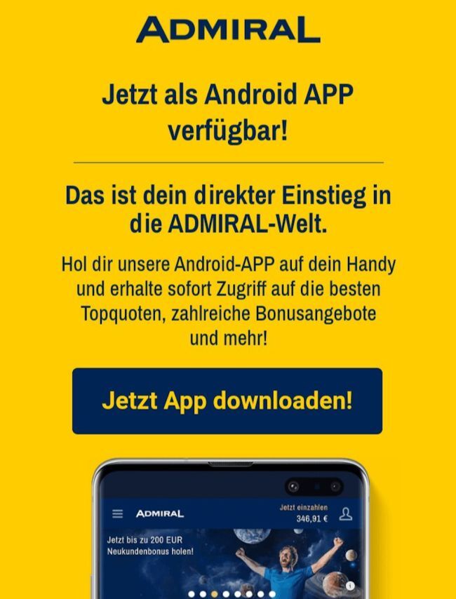 Admiral Testbericht