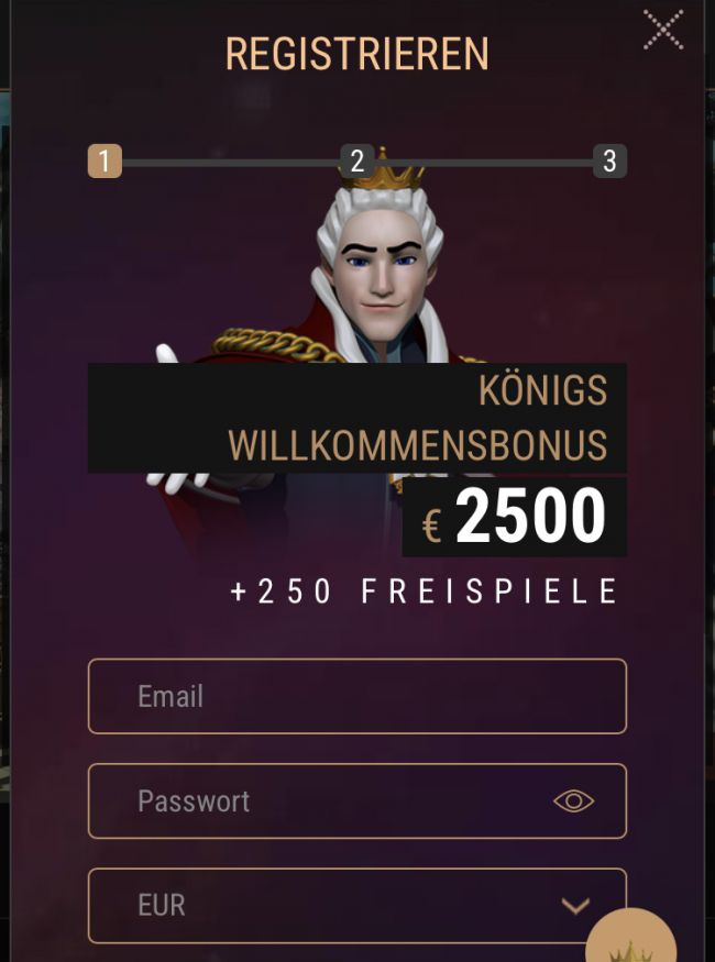 King Billy casino login