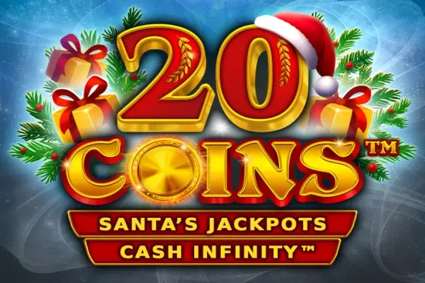 20 Coins Santa's Jackpots Logo