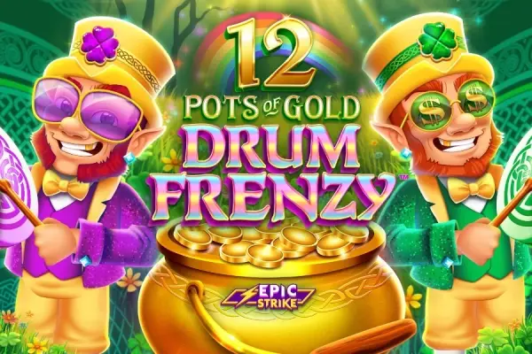 12 Pots of Gold: Drum Frenzy Logo