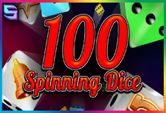 100 Spinning Dice Logo