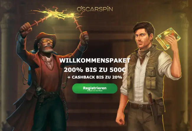 Oscarspin Casino Bonus