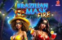 Brazilian Mask Fire Logo