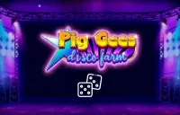 Pig Gees Disco Farm Dice Logo