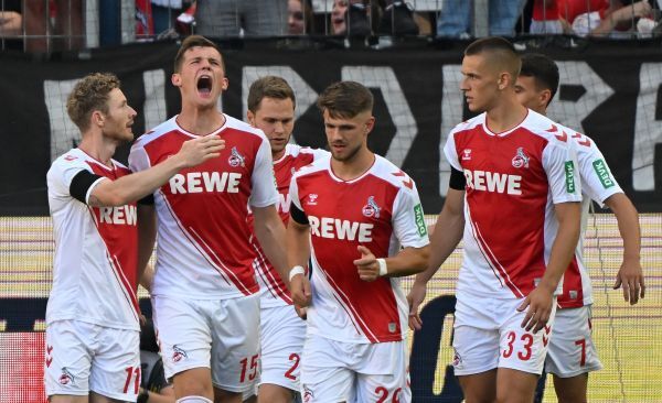 Florian Kainz, Luca Kilian, Benno Schmitz, Jan Thielmann und Florian Dietz 1. FC Köln