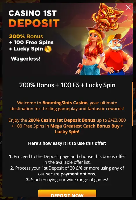 Boomingslots Casino Test