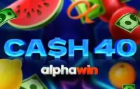 Cash 40 Alphawin Logo