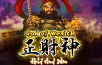 God of Wealth Hold and Win Logo
