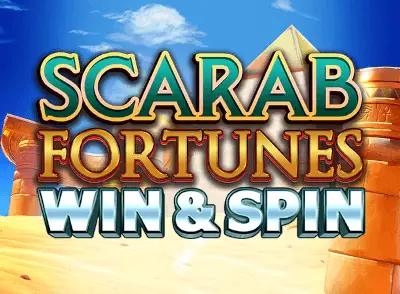 Scarab Fortunes Win & Spin Logo
