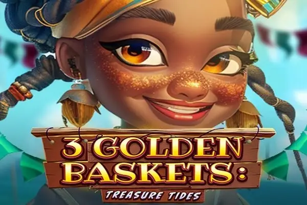 3 Golden Baskets: Treasure Tides Logo