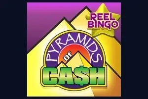 Pyramids of Cash with Reel Bingo Logo
