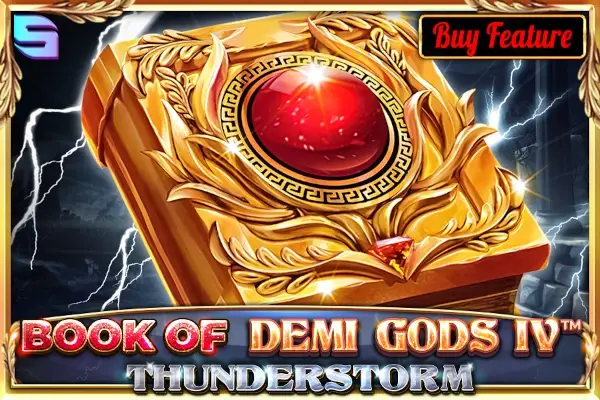 Book of Demi Gods IV Thunderstorm Logo