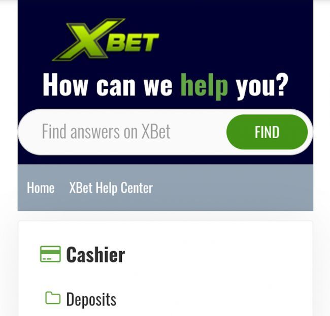 XBet Helpcenter