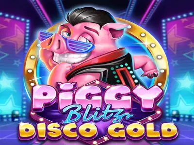 Piggy Blitz Disco Gold Logo