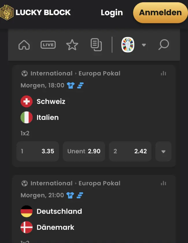 Luckyblock Sportwetten Test