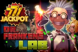 Dr. Franken's Lab 777Jackpot Logo