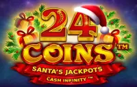24 Coins Santa's Jackpots Logo