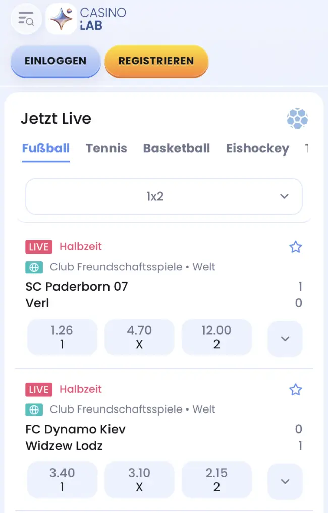 Casinolab Sportwetten Test