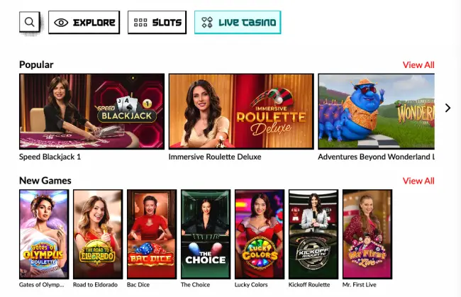 Manga Casino Live