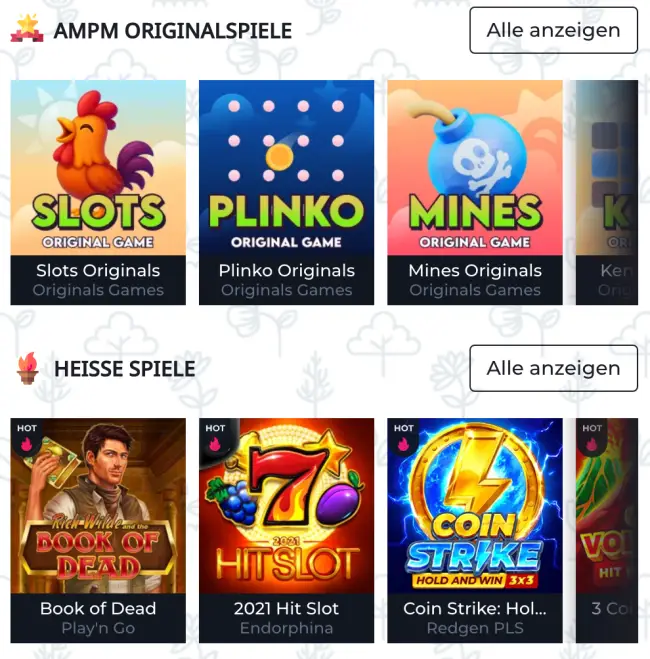 AMPM Casino Test