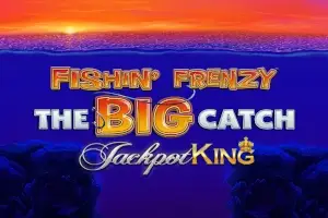 Fishin' Frenzy Megaways The Big Catch Jackpot King Logo