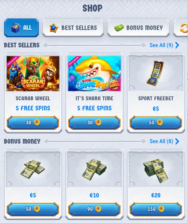 Romibet Casino Shop