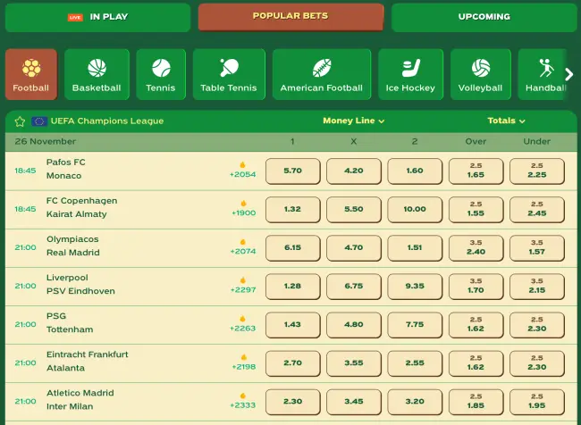 Greenluck Sport Betting