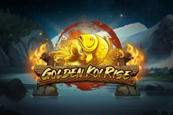 Golden Koi Rise Logo