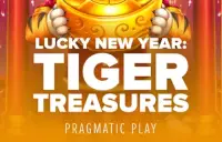 Lucky New Year Tiger Treasures Logo