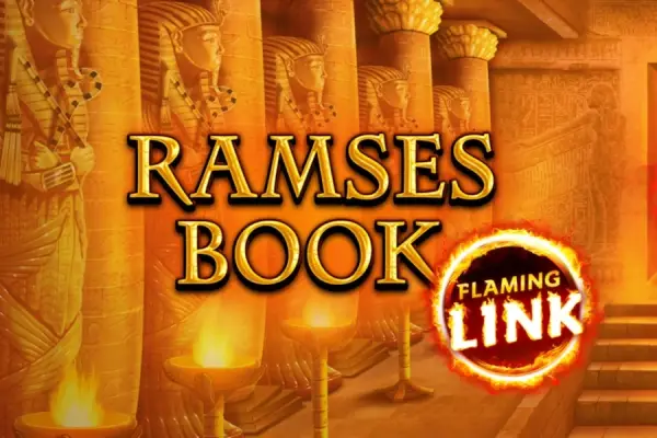 Ramses Book Flaming Link Logo