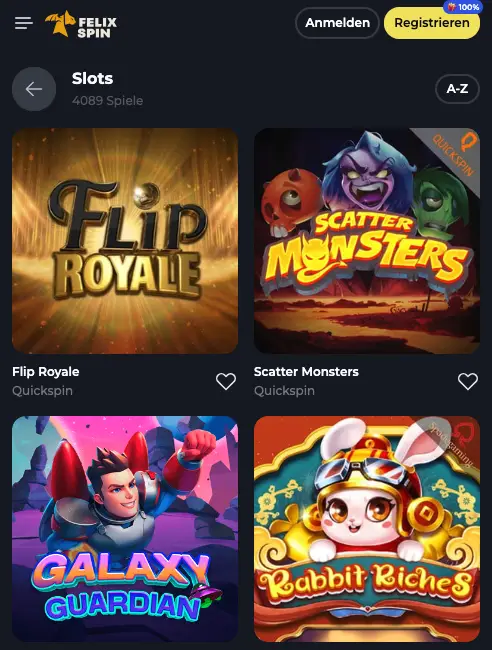 Felixspin Casino Test